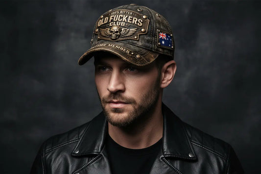 Retro Street Cap top angle showing dome crown and texture