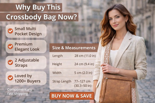 Multi pocket crossbody bag interior compartments organized daily essentials