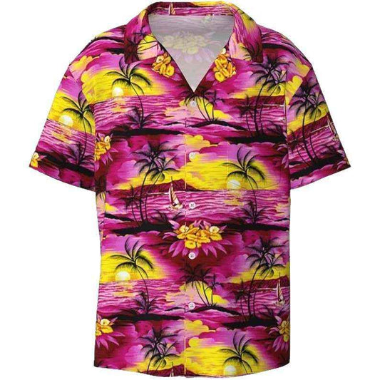 Men's Camouflage Short Sleeve Shirt – Slim Fit Style