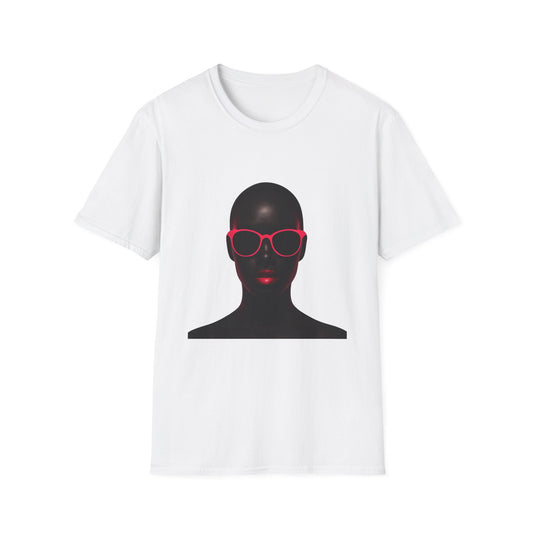 “Chic Graphic T-Shirt on Trendy Street Style Model”