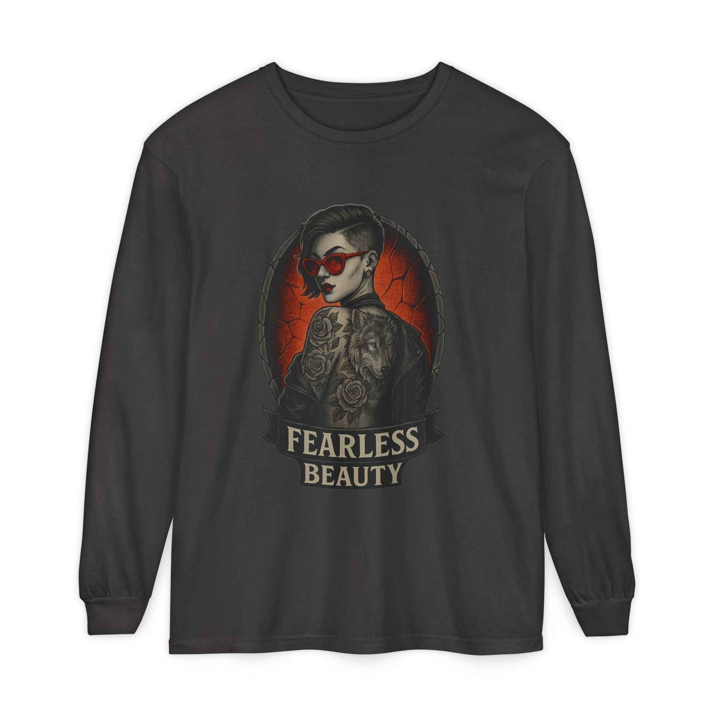 Fearless Beauty Unisex Long Sleeve Tee – Vintage Comfort