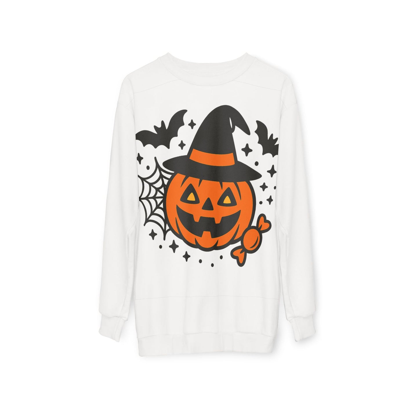 Halloween Pumpkin Sweatshirt – styled outfit for trick or treat