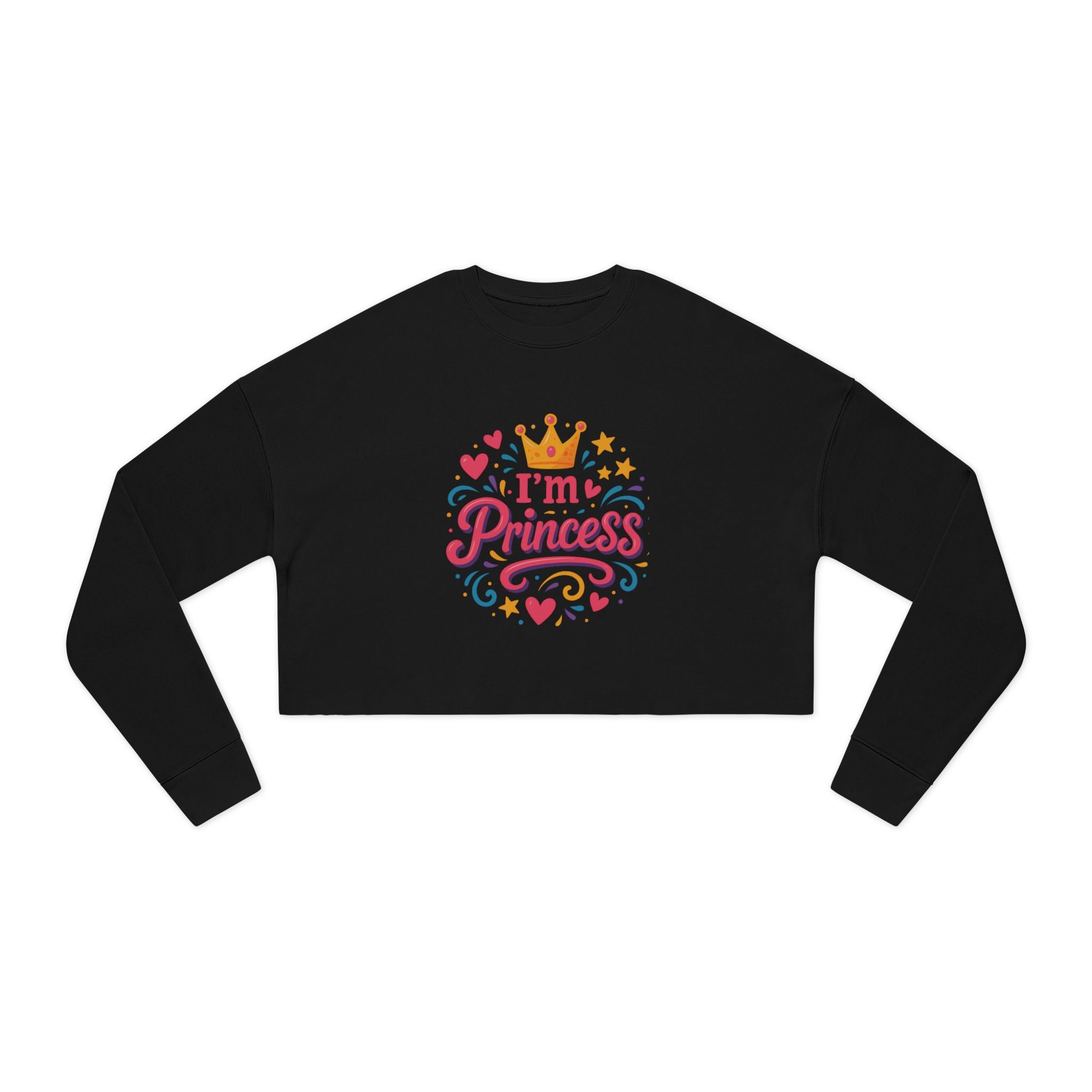 Tailored cropped sweatshirt with subtle embroidery for elegant streetwear