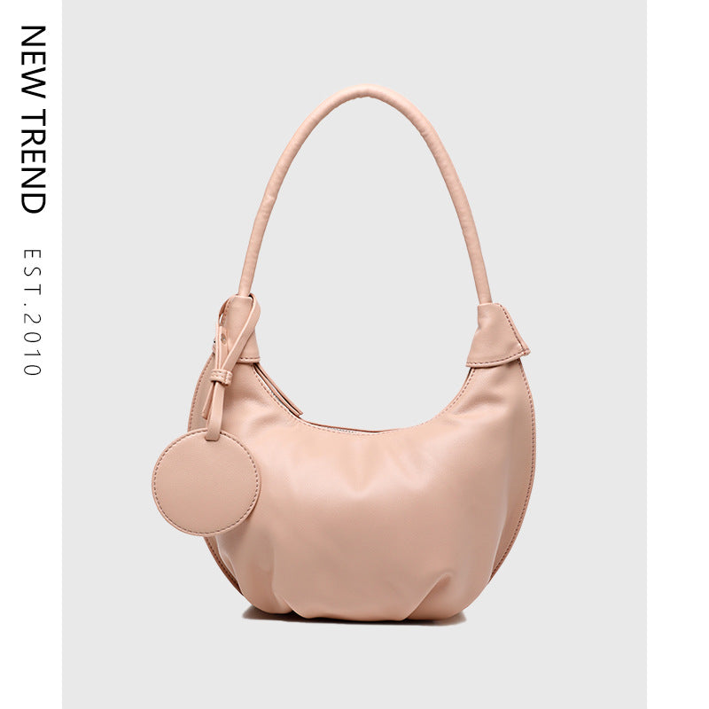 Soft Crescent Shoulder Bag – Stylish & Versatile Design