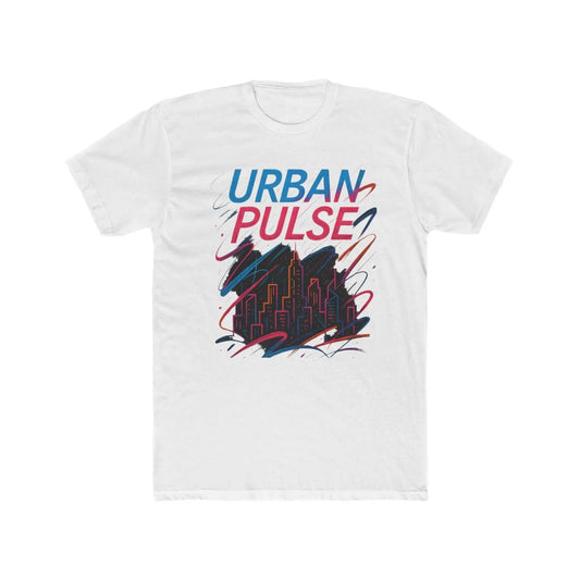 Unisex cotton shirt worn at city gallery opening