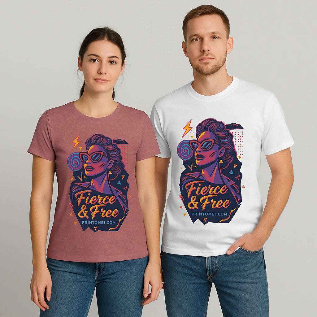 Lightweight short sleeve tee for creative expression