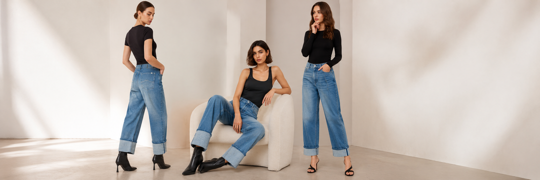 Mustang Vermont light blue loose fit jeans with mid-rise waist and five-pocket denim design for everyday fashion style guide.