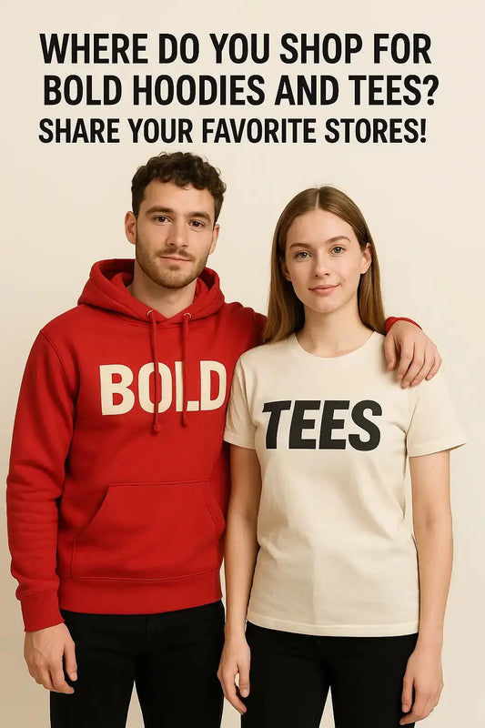 Bold hoodies and tees with expressive designs for modern streetwear lovers