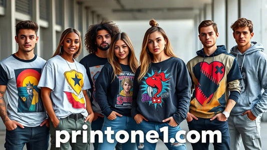 Stylish monochrome T-shirt paired with modern jeans