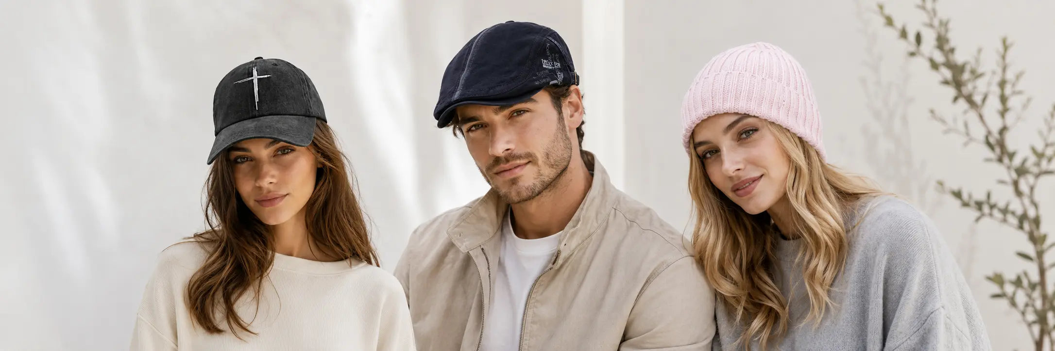 Versatile hats for men and women - unisex baseball caps, knit beanies and driver cap in premium casual style