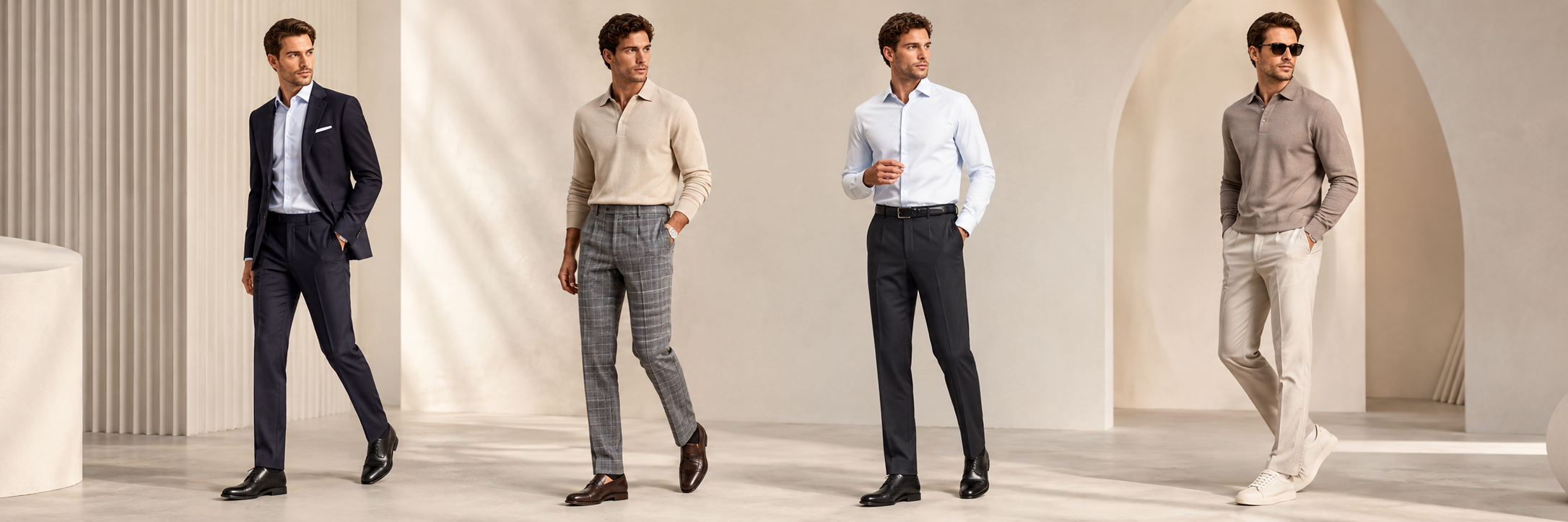 Formal & Casual Men’s Pants - Smart Fit
