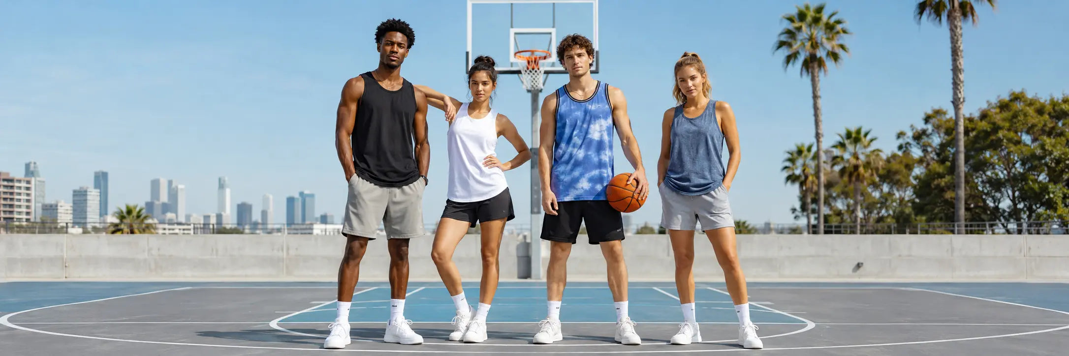 Unisex sleeveless top for summer outfits, gym wear and casual streetwear looks