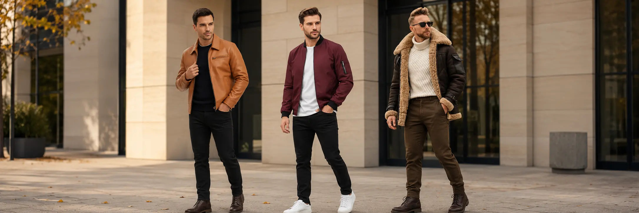 Modern men’s jacket styled for casual streetwear and daily layering