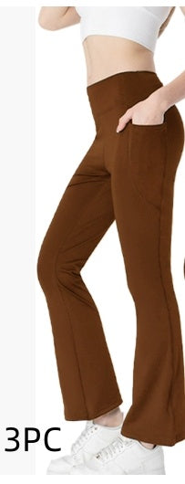 Mid Waist Slimming Cropped Pants – Tummy Control