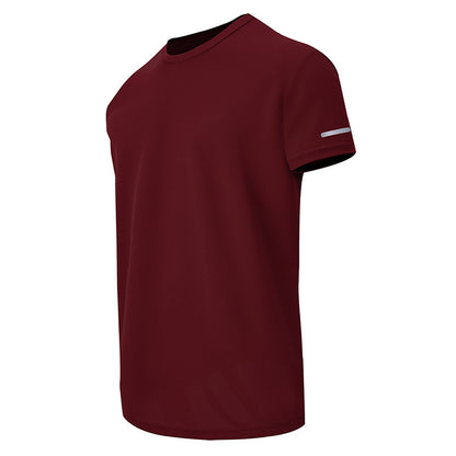 Men's Running T Shirt Breathable Loose Fit Comfort Style!