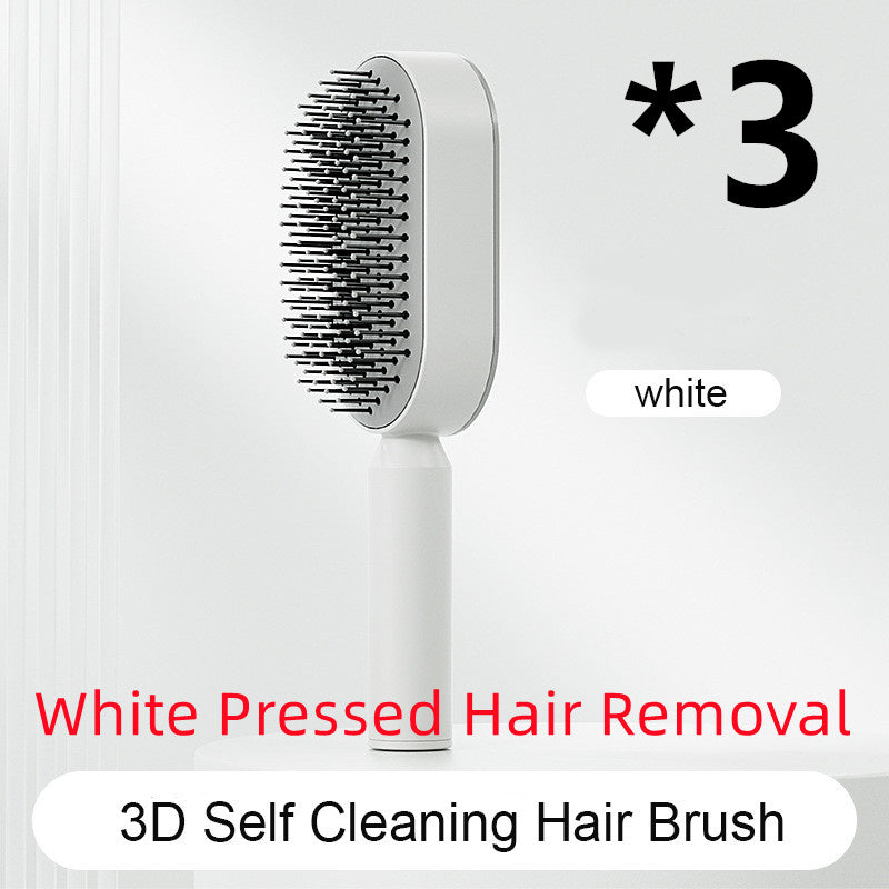 Self Cleaning Hair Brush – Detangle & Shine