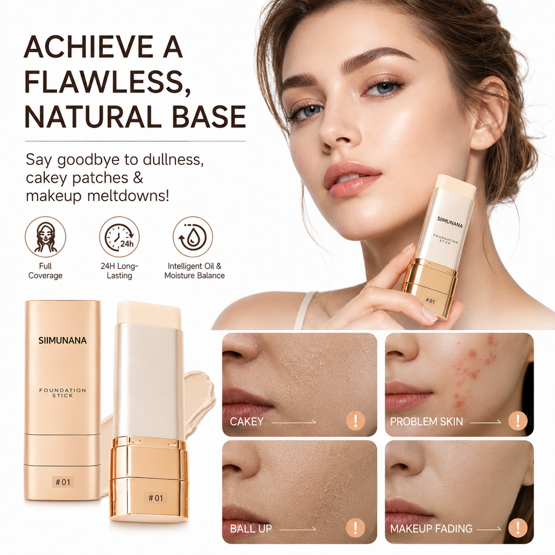 Compact makeup stick for concealing, brightening, and contouring