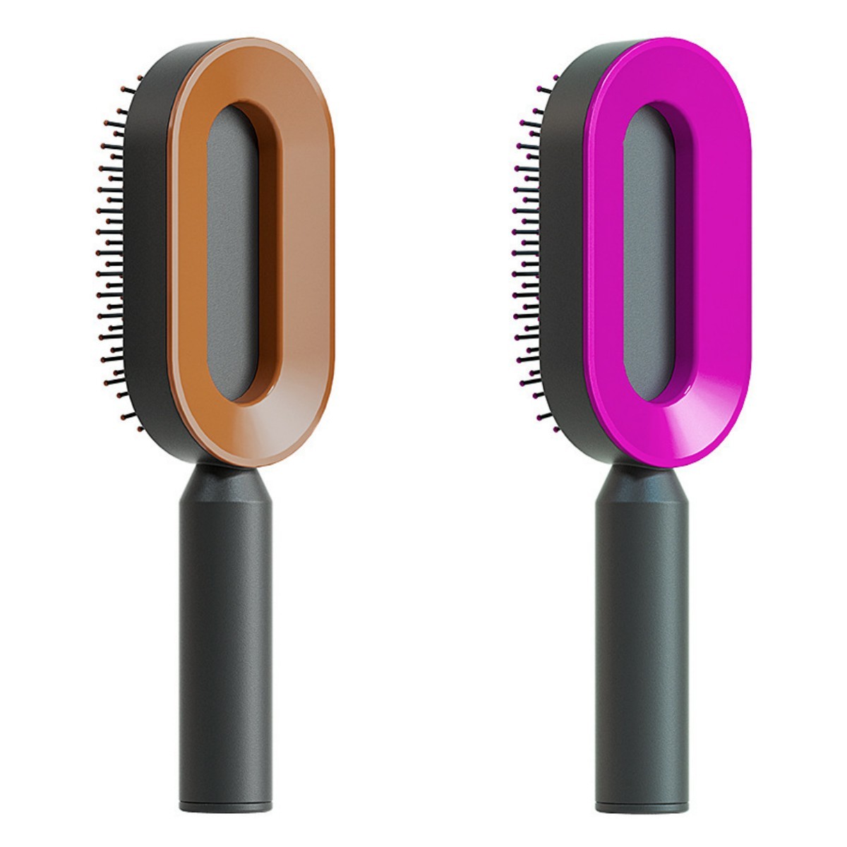 Self Cleaning Hair Brush – Detangle & Shine