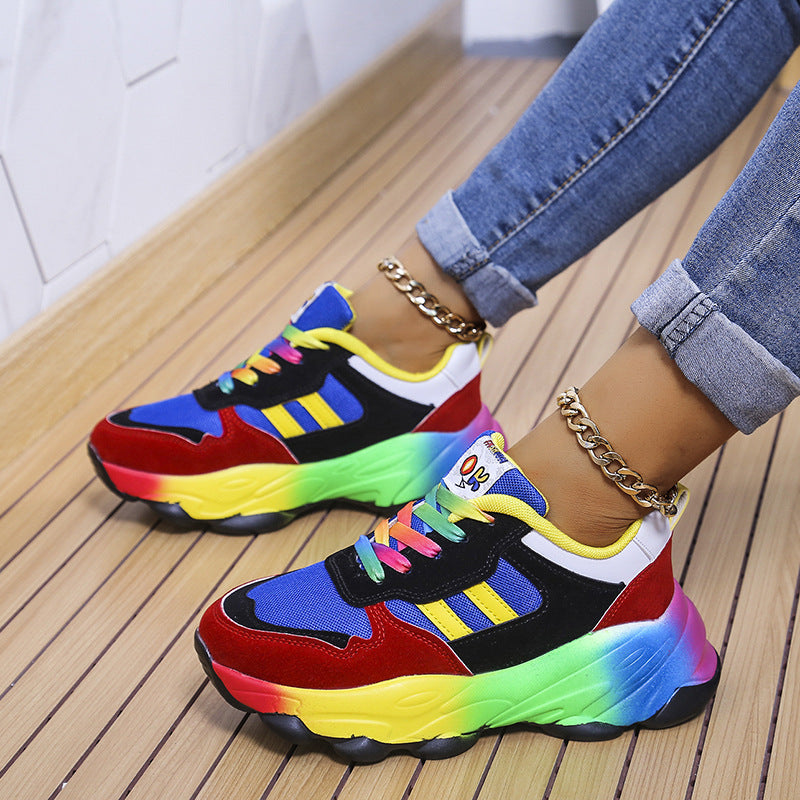 color block sneakers modern casual styling