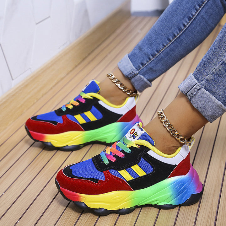 color block sneakers modern casual styling