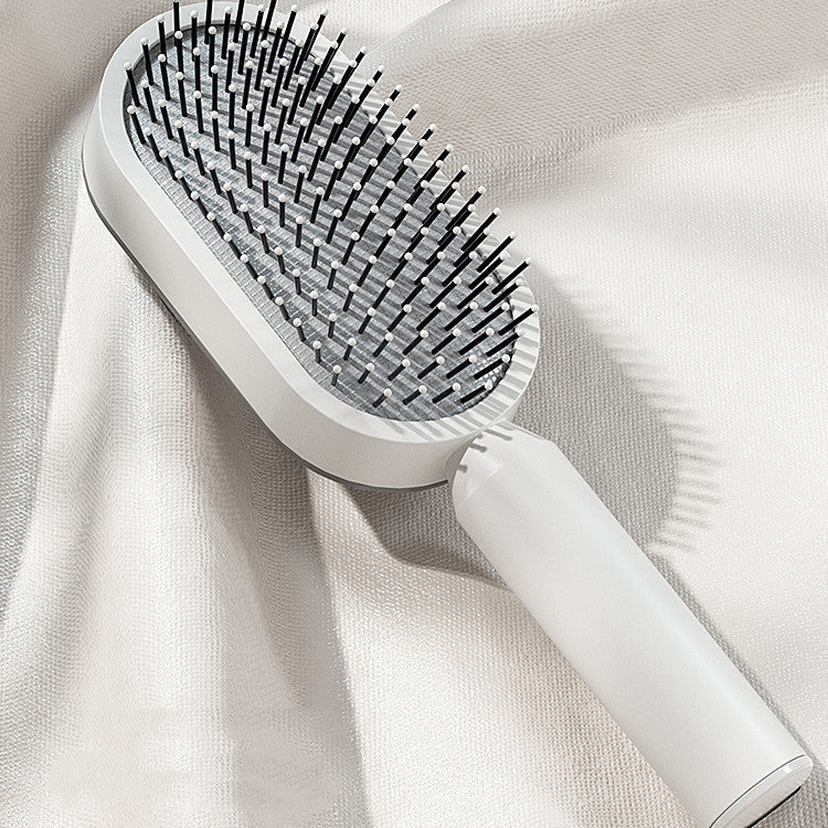 Self Cleaning Hair Brush – Detangle &amp; Shine