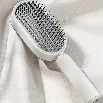 Self Cleaning Hair Brush – Detangle & Shine