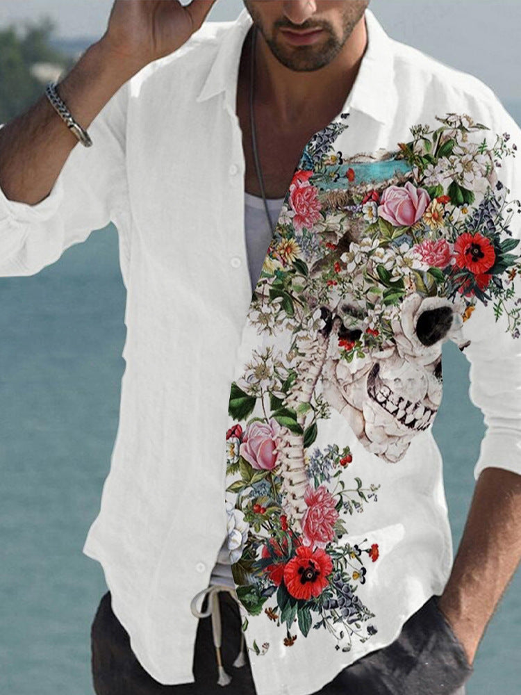 Bamboo Linen Printed Men&