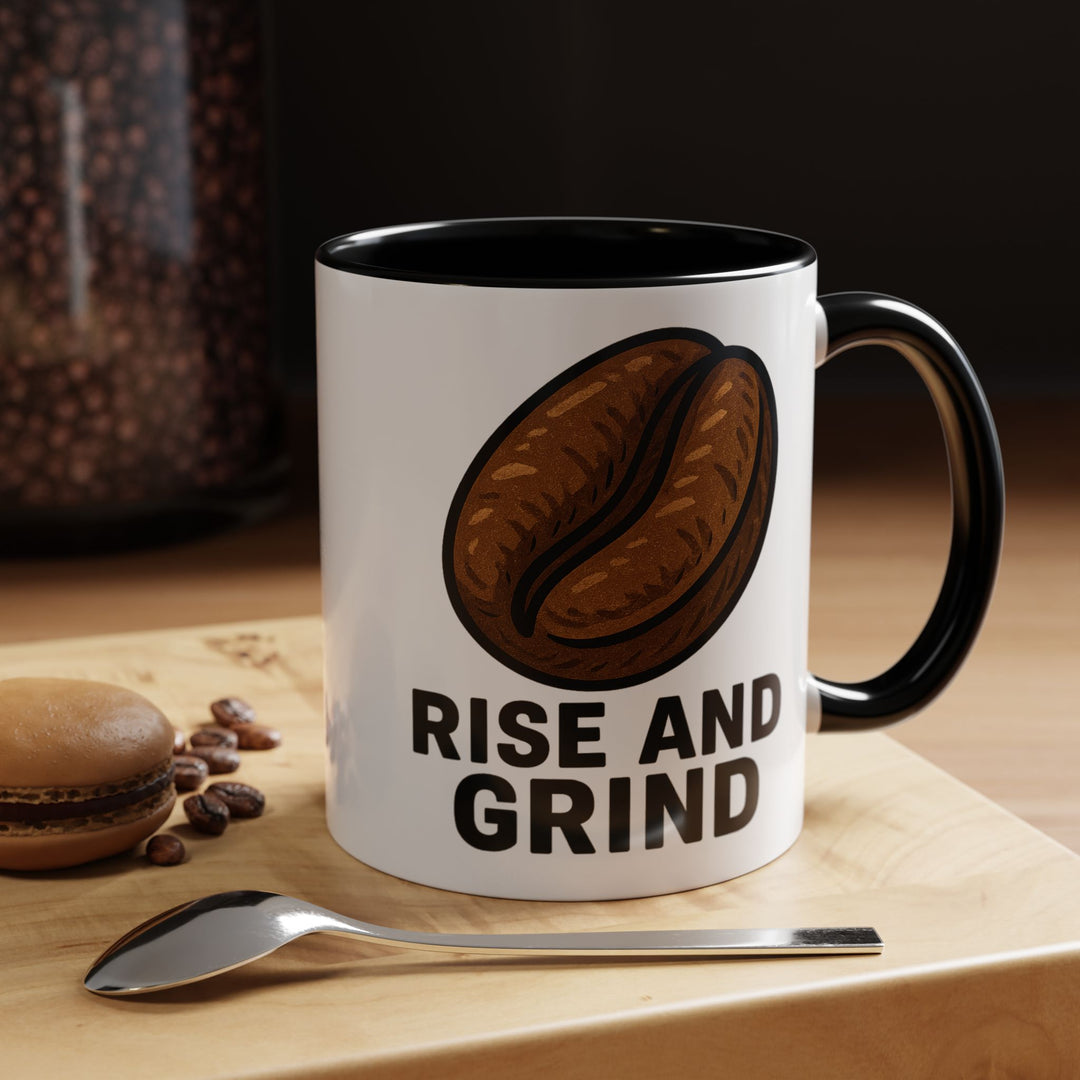 Motivierende Kaffeetasse - Rise and Grind