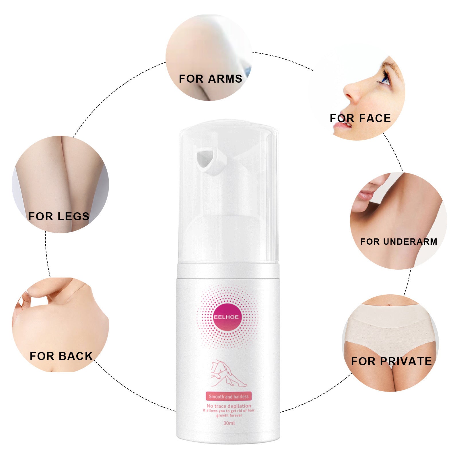100ml VelvetGlow Depilatory Spray for Long-Lasting Smoothness