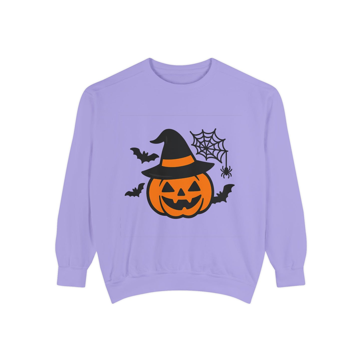 Cozy Halloween Pumpkin Sweatshirt – Unisex Fall Style