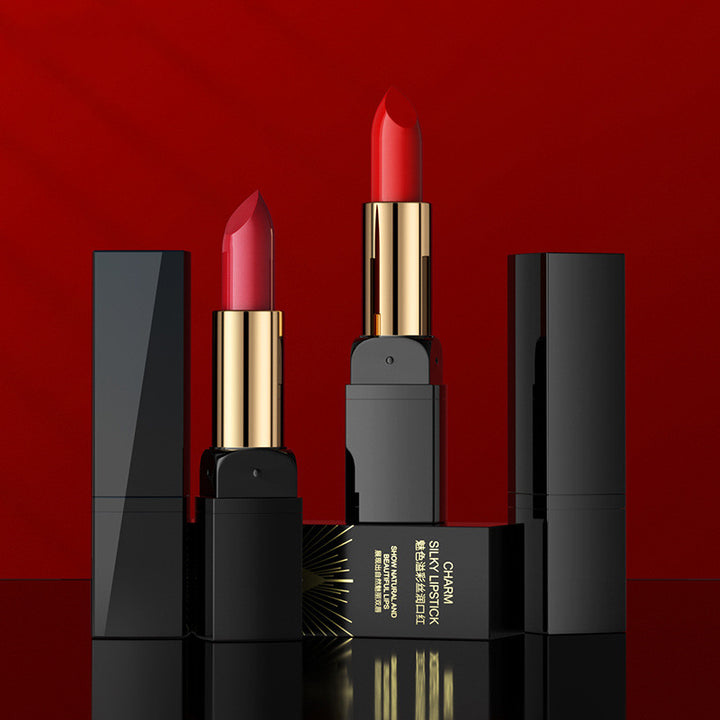 Lipstick product image showing the tube and confirmed lip color format, displayed clearly for easier comparison for shoppers.