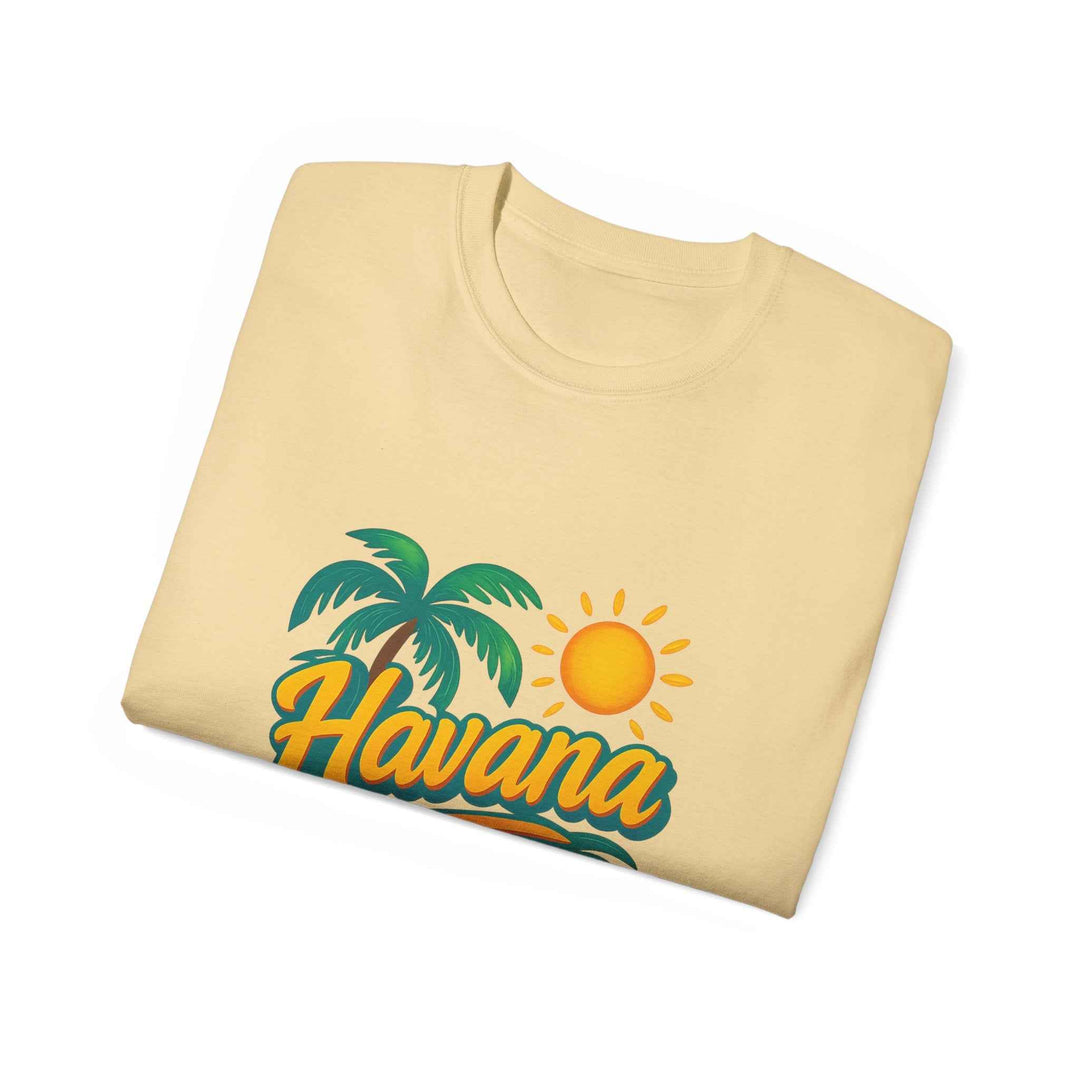 Sunset Escape: Havana Tropical Vibe Tee  Unisex Summer Shirt