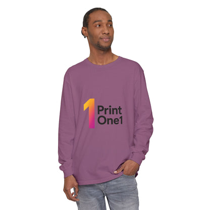 Colorful Unisex Long Sleeve Cotton Tee – Everyday Wear