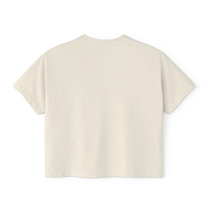 Butterfly Floral Women’s Boxy Tee – Vintage Style
