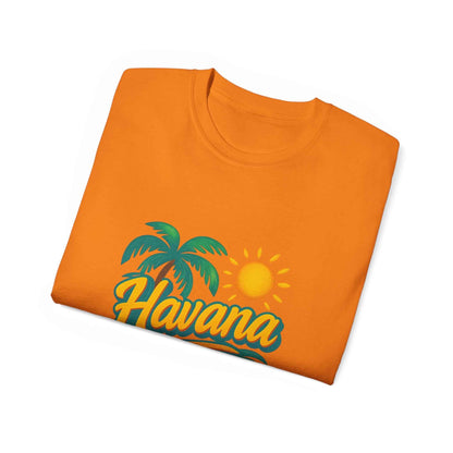Sunset Escape: Havana Tropical Vibe Tee  Unisex Summer Shirt