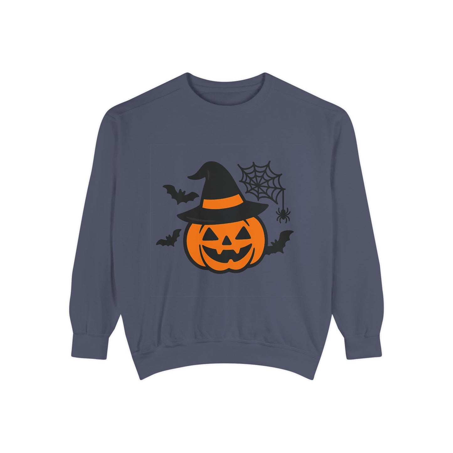 Cozy Halloween Pumpkin Sweatshirt – Unisex Fall Style