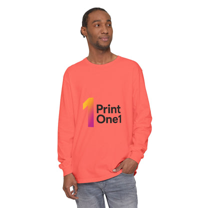 Colorful Unisex Long Sleeve Cotton Tee – Everyday Wear