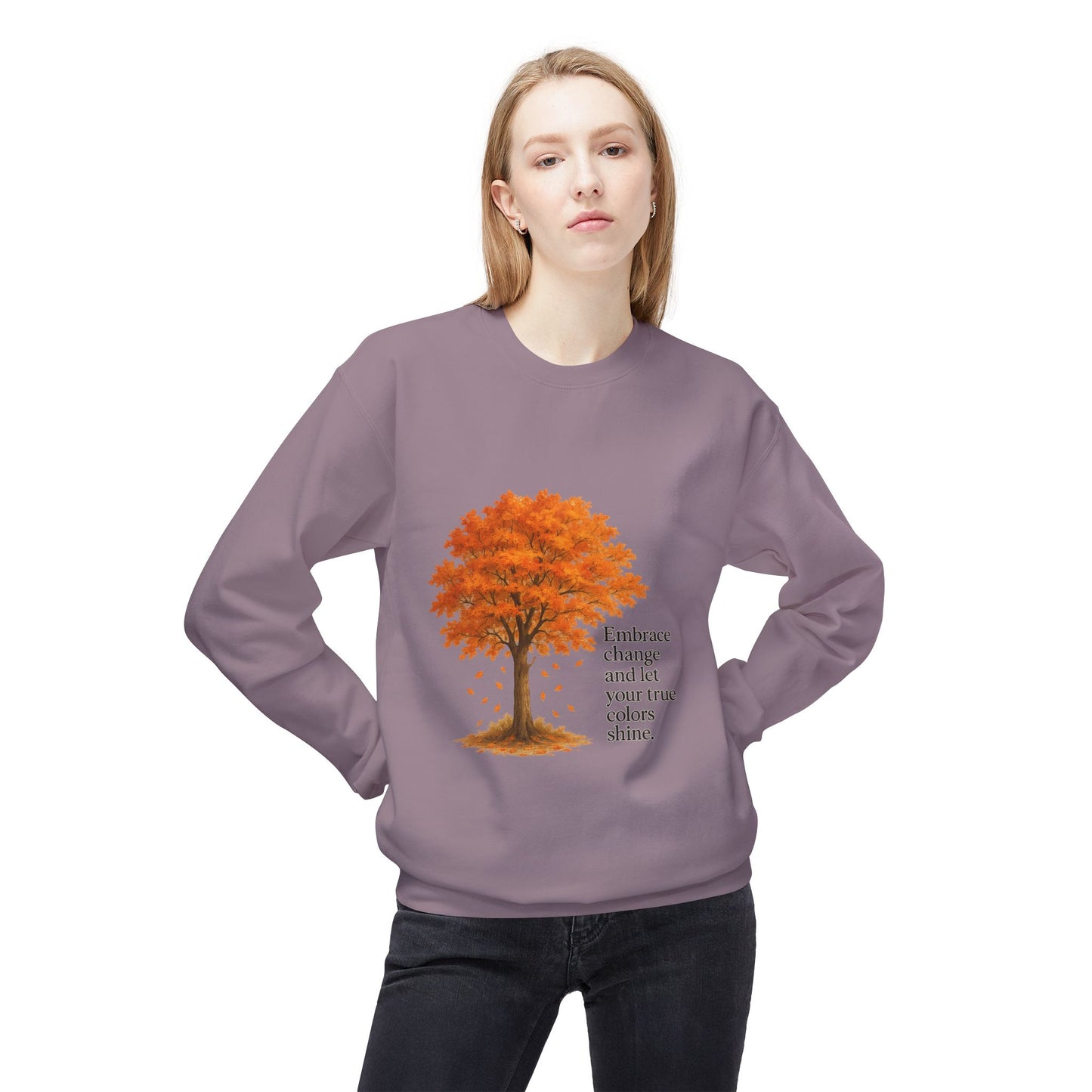 Autumn Tree Sweatshirt – Embrace Change, Stay Cozy