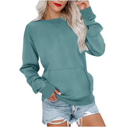 Women's Loose Long Sleeve Sweater – Cozy & Loose Fit