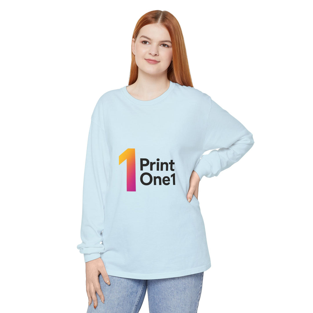 Colorful Unisex Long Sleeve Cotton Tee – Everyday Wear
