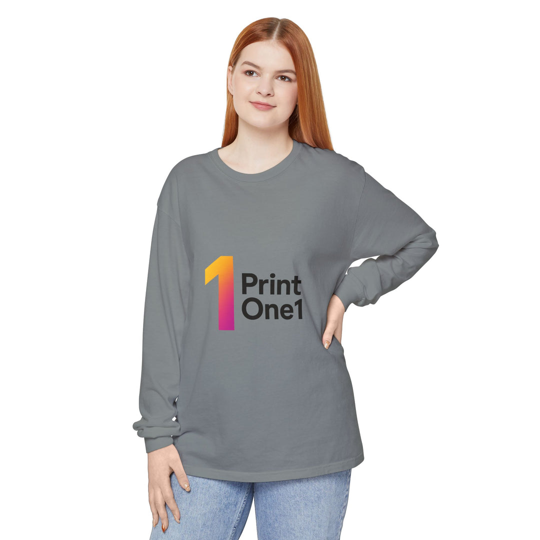 Colorful Unisex Long Sleeve Cotton Tee – Everyday Wear