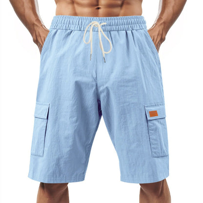 Men’s Linen Drawstring Shorts – Casual Summer Comfort