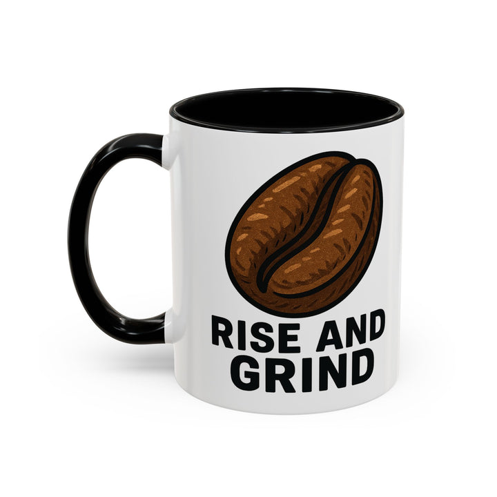 Motivierende Kaffeetasse - Rise and Grind