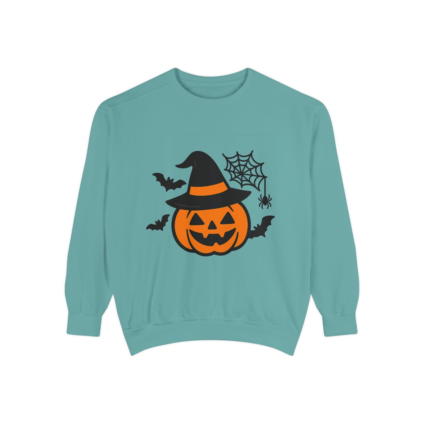 Cozy Halloween Pumpkin Sweatshirt – Unisex Fall Style