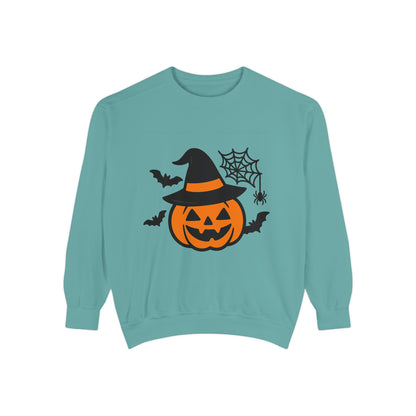 Cozy Halloween Pumpkin Sweatshirt – Unisex Fall Style
