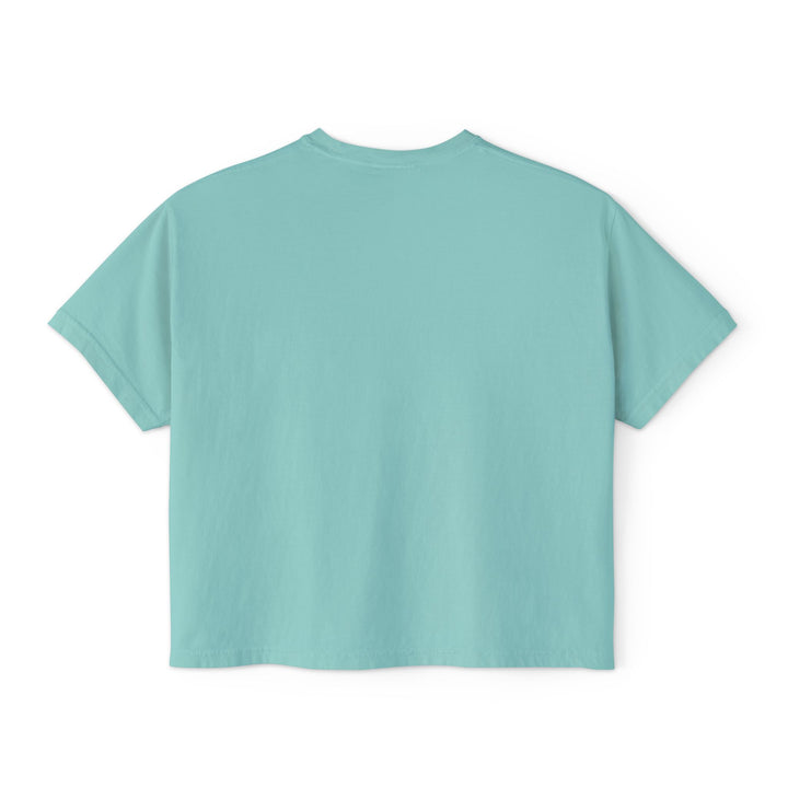 Butterfly Floral Women’s Boxy Tee – Vintage Style
