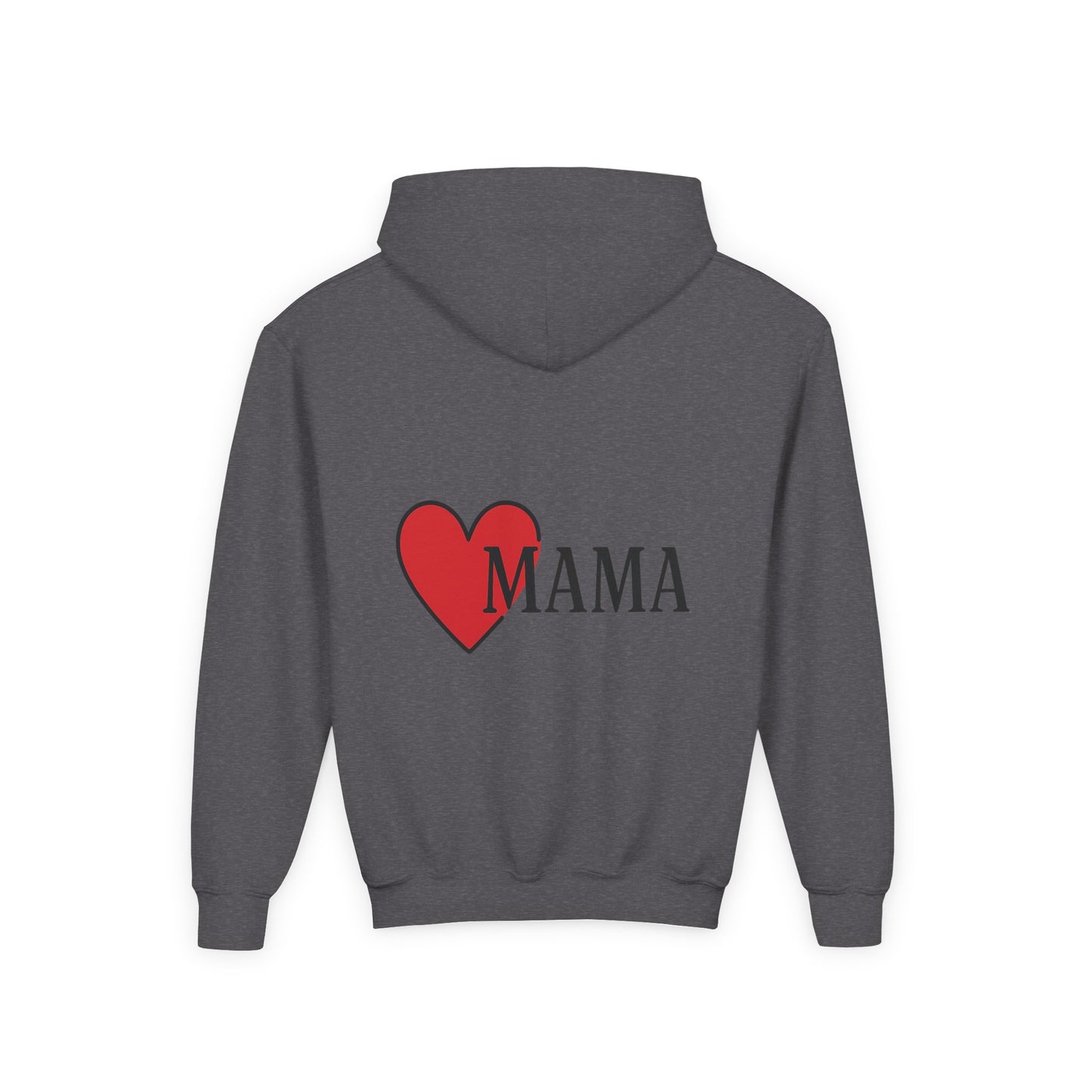 Heartfelt Mama Youth Hoodie – Cozy Gift for Kids