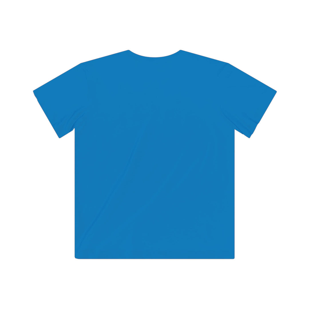 Blue kids t-shirt back view