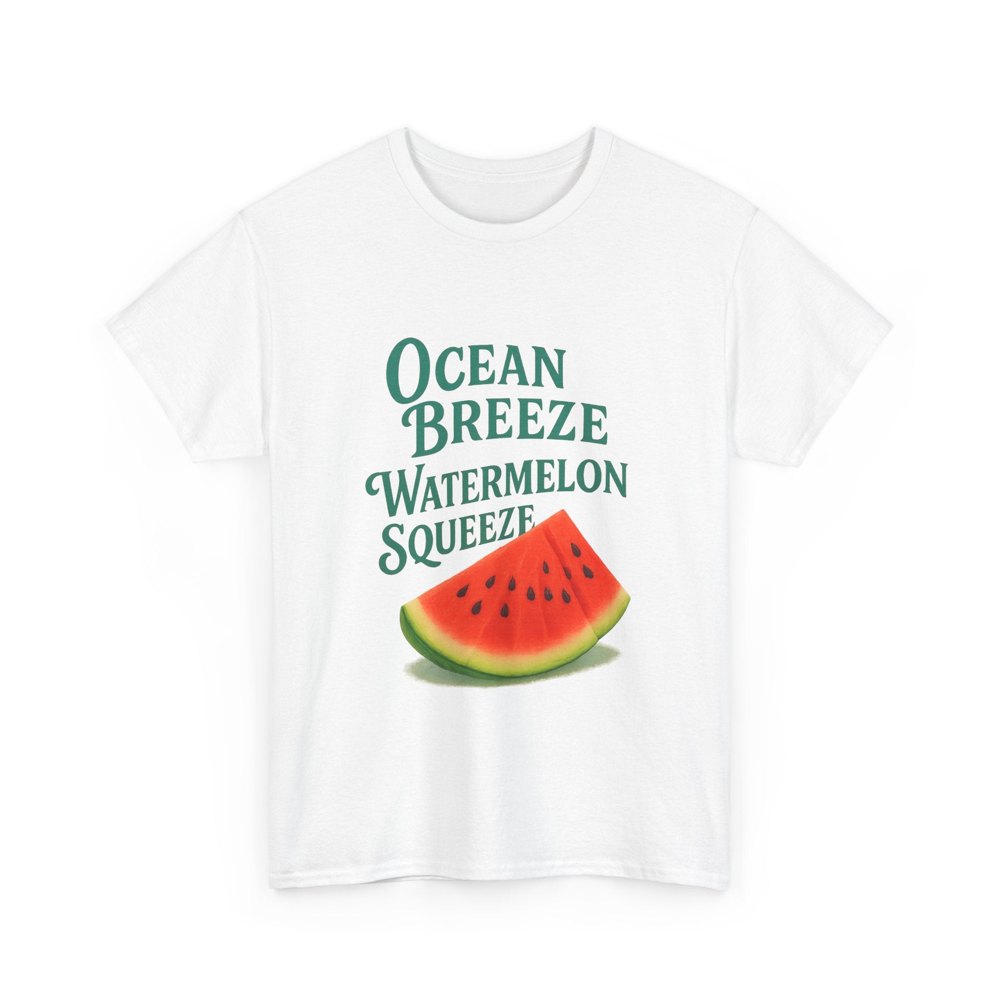 Watermelon Summer Tee – Unisex Cotton Beach Shirt