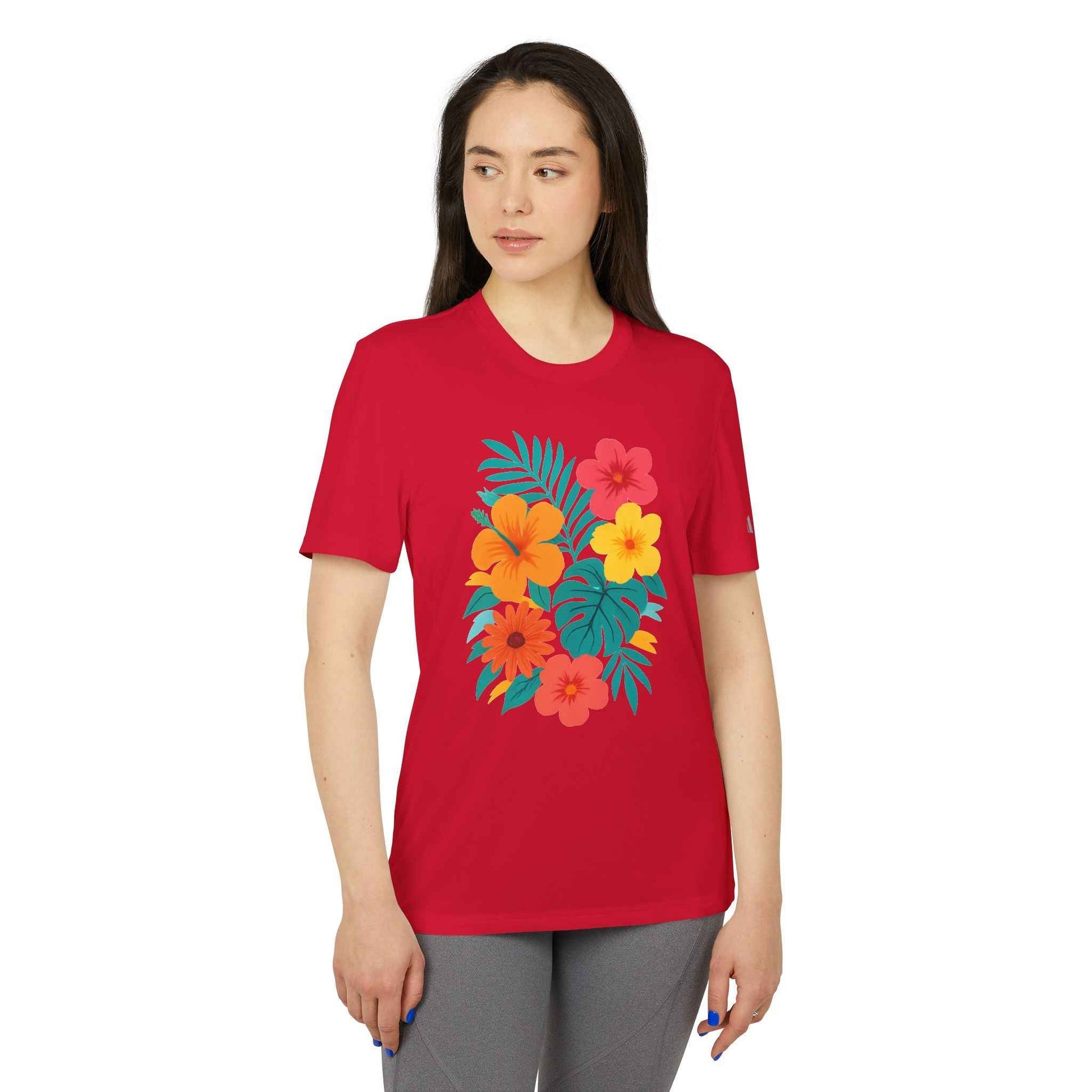 Bloom Active: Tropical Floral Sport Tee